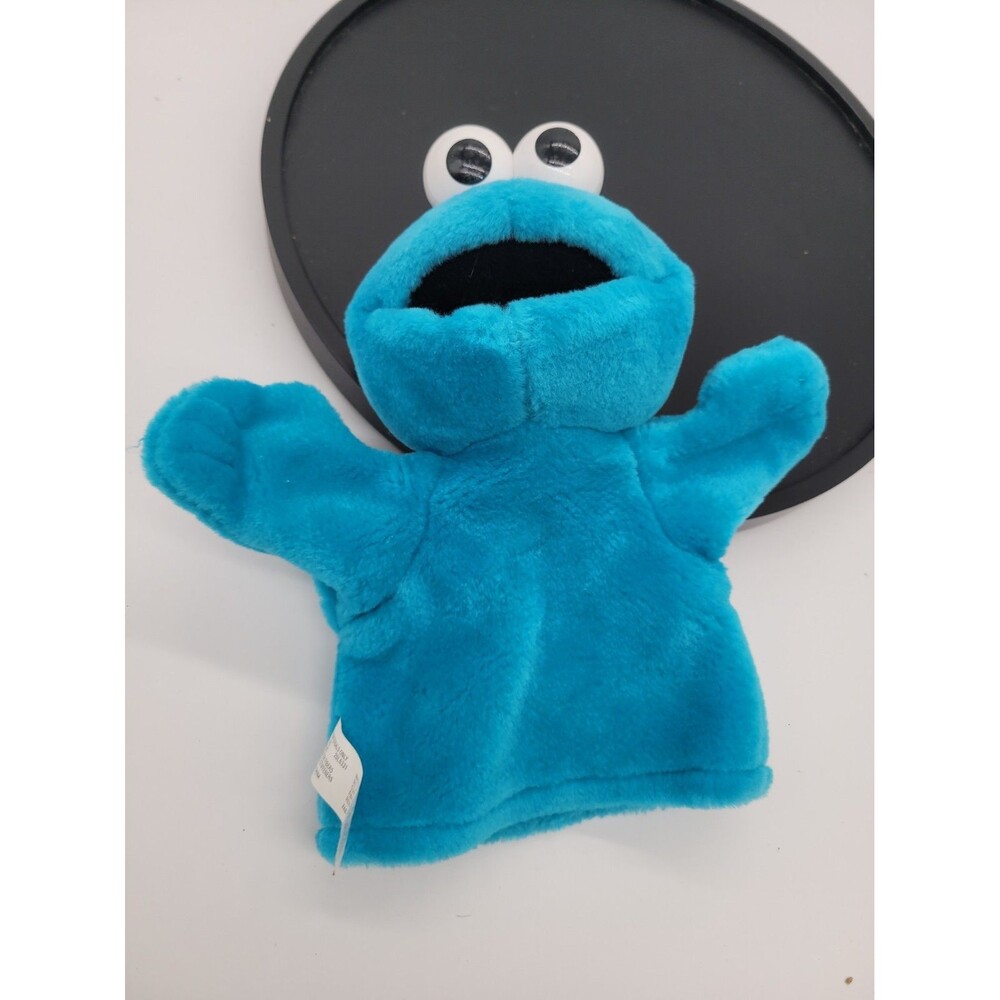 Fisher Price Cookie Monster Hand Puppet Plush 2004 Sesame Street 10"